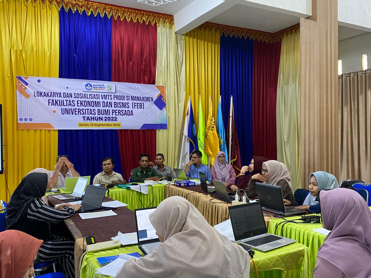 Lokakarya dan Sosialisasi VMTS Program Studi Manajemen Fakultas Ekonomi dan Bisnis Universitas Bumi Persada Tahun 2022